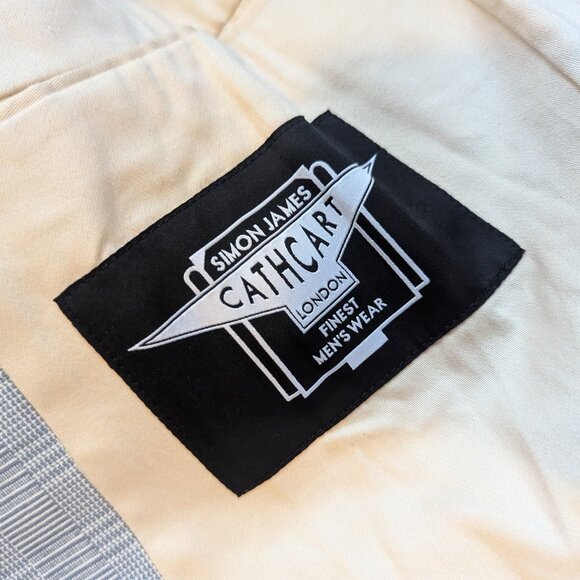 SIMON JAMES CATHCART - Grey tailored jacket - Sz 40 - Picture 7 of 8